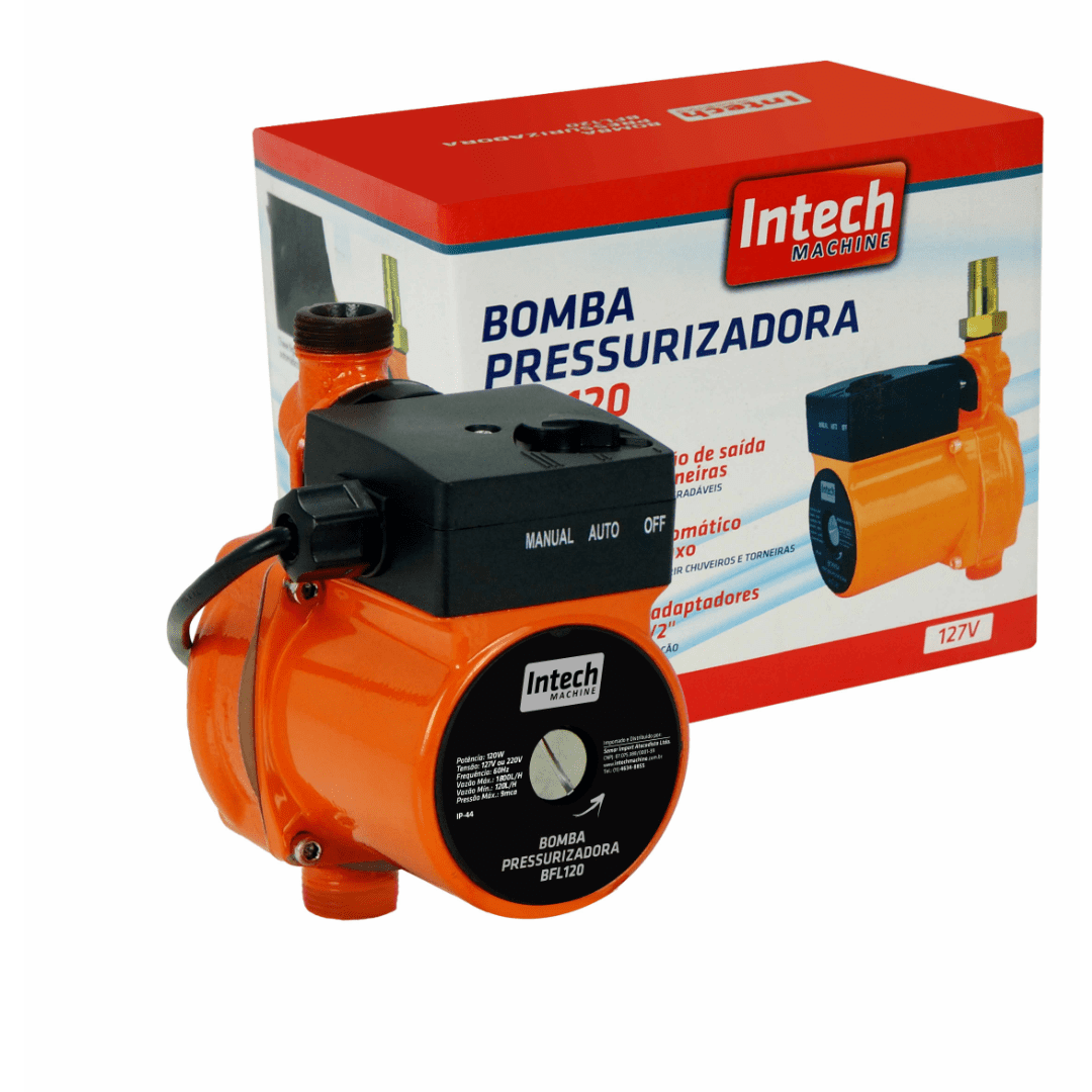 Bomba pressurizadora Intech BFL120 à venda na Vila Agrícola em Itatiba