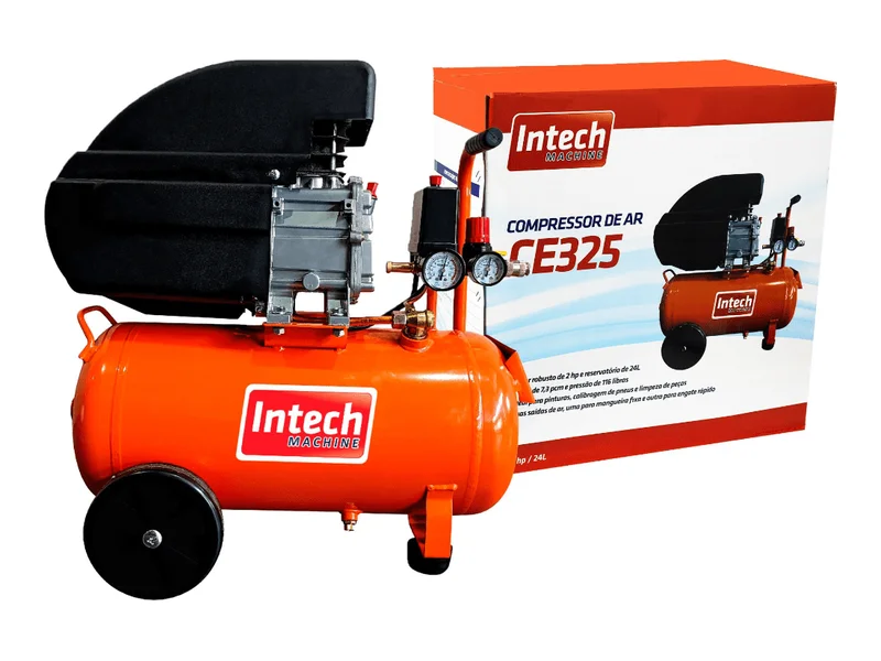 Compressor de ar Intech CE325 com reservatório à venda em Itatiba